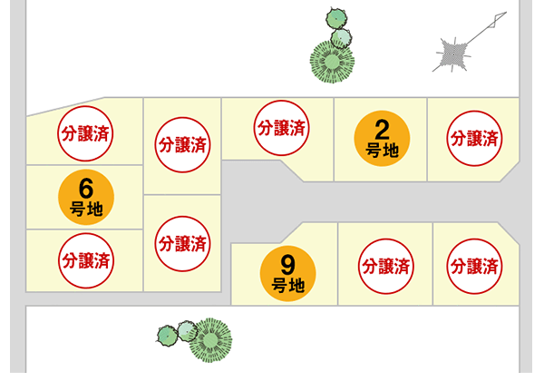 One's Town土師新町 全体区画図